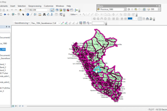 do map georeferencing and digitization in qgis arcgis and google earth engine
