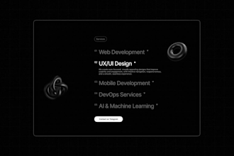 design a clean and professional website in figma