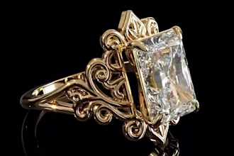 realistic 3d jewelry animation and luxury product renders