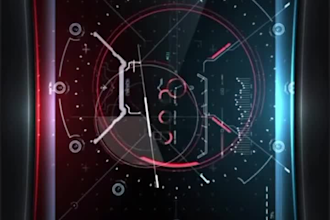 create 3d hologram animation hologram fan holographic product animation