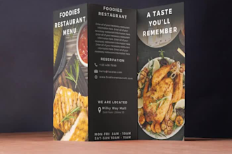 design a modern brunch, tv menu, food menu, breakfast menu for restaurant