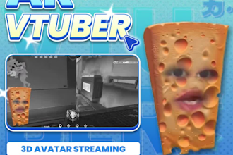 create a custom 3d vtuber avatar with ar face tracking for streaming and vrchat