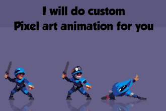 create pixel art characters, pixel animation and sprite sheets for games