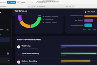 design modern react web app and tailwind CSS dashboard