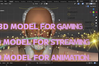 design custom 3d disney pixar style characters for you