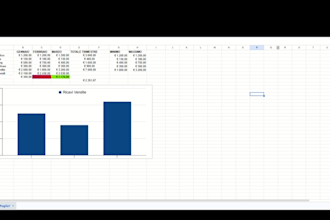 create a custom google sheets or excel for your buisness