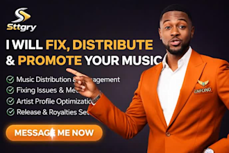 distribute your music, set up publishing and youtube content id