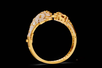 do custom leopard panther bracelet