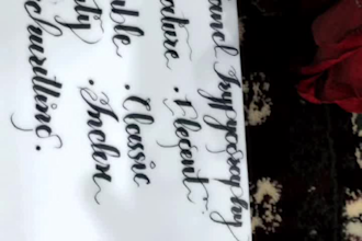 create beautiful custom name calligraphy for you