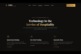 design awesome website or landing page