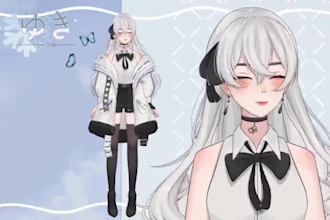 create custom vtuber model, pngtuber, overlay and stream graphics