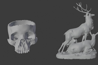 professionally 3d model your idea or sketch in 3d printable stl file