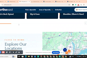 design a medical website, healthcare website, therapy website