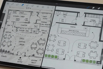 do restaurant, cafe, bakery, coffee shop floor plan and seating layout drawing