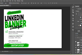 create a linkedin banner for personal branding
