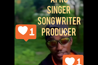 be your afro male singer for your tiktok viral song