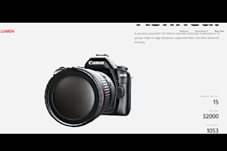 build a modern 3d product landing page with scroll animations