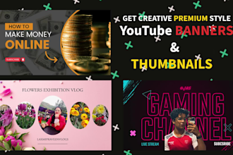 create engaging thumbnail, banner, and posters designs