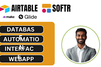 be your airtable, airtable automation, database, client portal, glide app expert