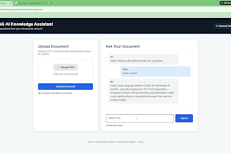 build a rag ai chatbot for your PDF and documents