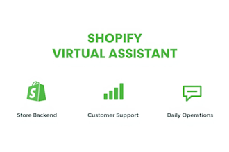 shopify product listing and be your ecommerce virtual assistant