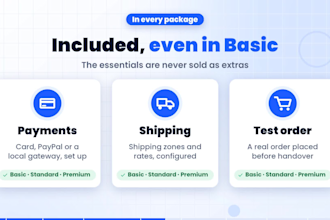 build or customize your woocommerce store with payments and shipping
