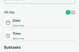 design a modern productivity and focus mobile app uiux