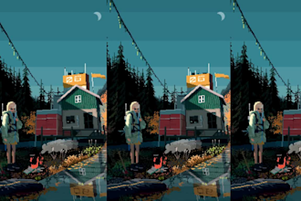 do pixel art parallax background pixel tileset tilemap pixel game asset