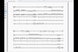 create professional sheet music and transcribe audio or midi