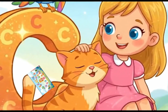 create ai educational animation videos for kids learning channel, children story