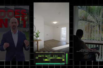 edit luxury real estate agent tour and property walkthrough videos