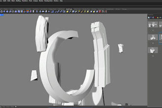 create detailed 3d architectural and game environments