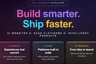 ai website development ai saas ai chatbot as ai developer