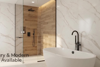 design luxury bathroom interiors for homes, apartments and renovations