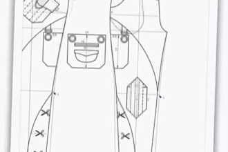 do chino and cargo long pant of sewing pattern