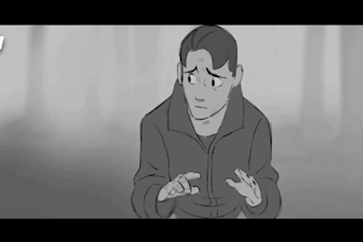 2d hand drawn traditional digital animation cartoon cinematic tiktok short film