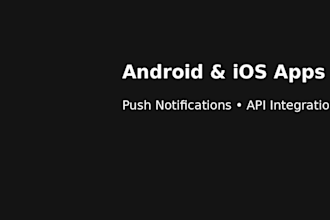 develop hybrid mobile apps in flutter, react native, ionic
