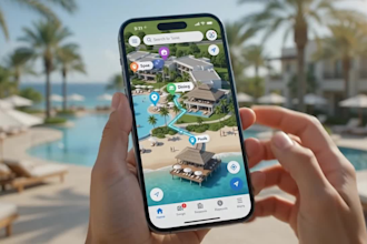 design immersive wayfinding maps for campuses, resorts and visitor destinations
