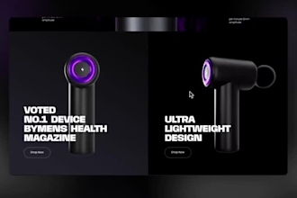 create luxury 3d website animation, immersive webflow website