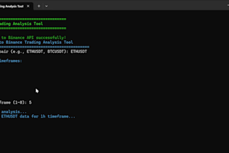 develop a python crypto trading bot and host your automated trading serve
