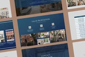 create company profile real estate agency sales brochure property listing ppt