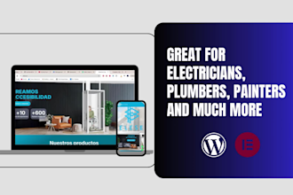 create a professional wordpress website for local service businesses