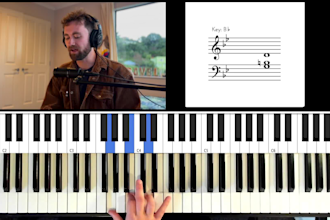 create a custom piano tutorial for any song