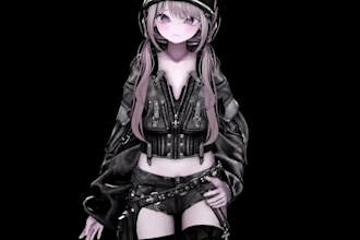 design custom 3d clothing vrchat outfit prop vr accessories weapon for vr avatar