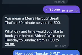 build a whatsapp ai booking agent for your salon, clinic or spa