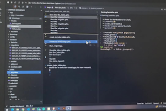 develop a professional custom web application using laravel