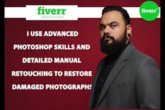 professionally restore old and damaged photographs