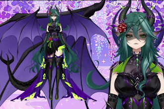 do live2d vtuber model vtuber model vtuber rigging anime vuber live2d rigging