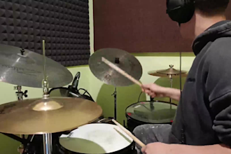 record a professional drum track for you