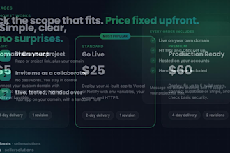 deploy your lovable, bolt or cursor app live on your own domain